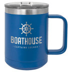 Personalized Custom Engraved 15 oz. Coffee Travel Mugs - PrintPony