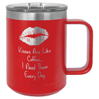 Personalized Custom Engraved 15 oz. Coffee Travel Mugs - PrintPony