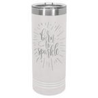 Personalized Custom Engraved 22 oz. Powder - Coated Skinny Tumblers - Print Pony™