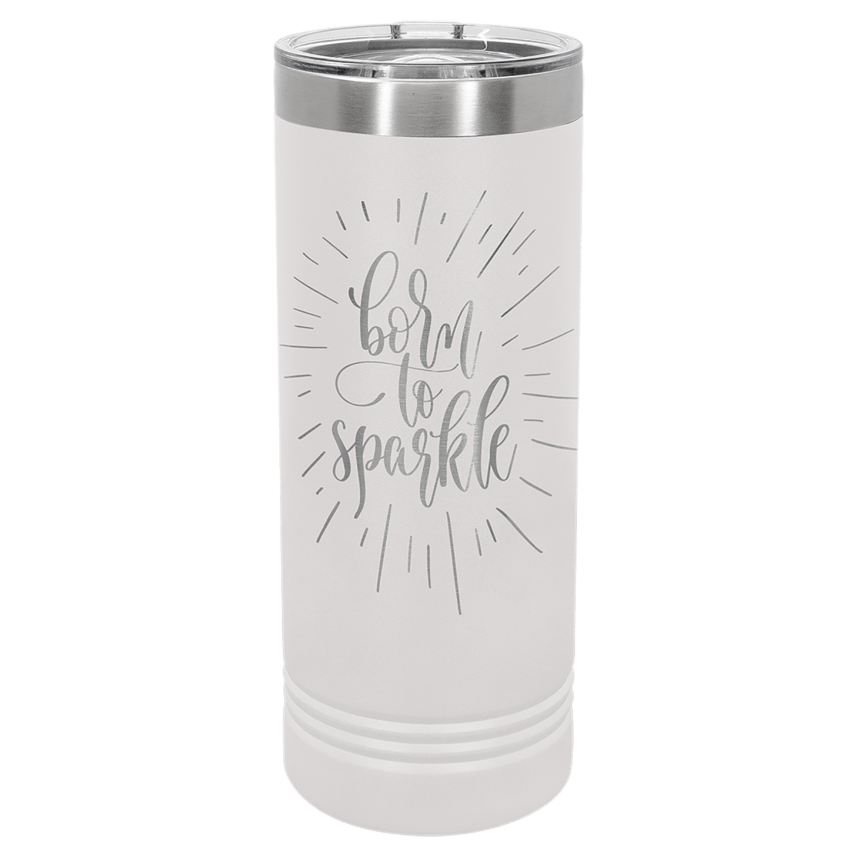 Personalized Custom Engraved 22 oz. Powder - Coated Skinny Tumblers - Print Pony™