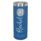 Personalized Custom Engraved 22 oz. Powder - Coated Skinny Tumblers - Print Pony™