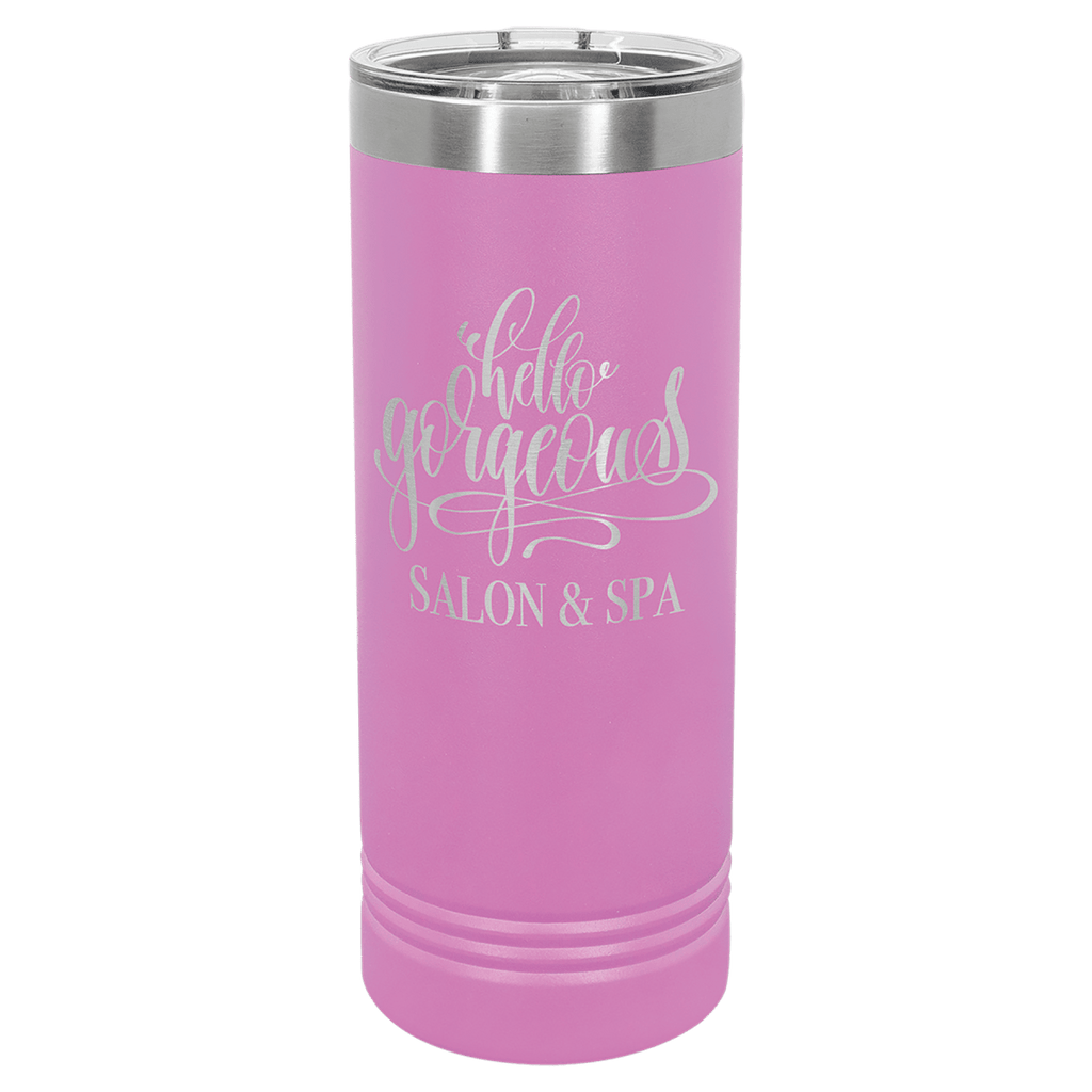 Personalized Custom Engraved 22 oz. Powder - Coated Skinny Tumblers - Print Pony™