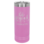 Personalized Custom Engraved 22 oz. Powder - Coated Skinny Tumblers - Print Pony™
