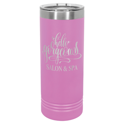 Personalized Custom Engraved 22 oz. Powder - Coated Skinny Tumblers - Print Pony™