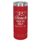 Personalized Custom Engraved 22 oz. Powder - Coated Skinny Tumblers - Print Pony™