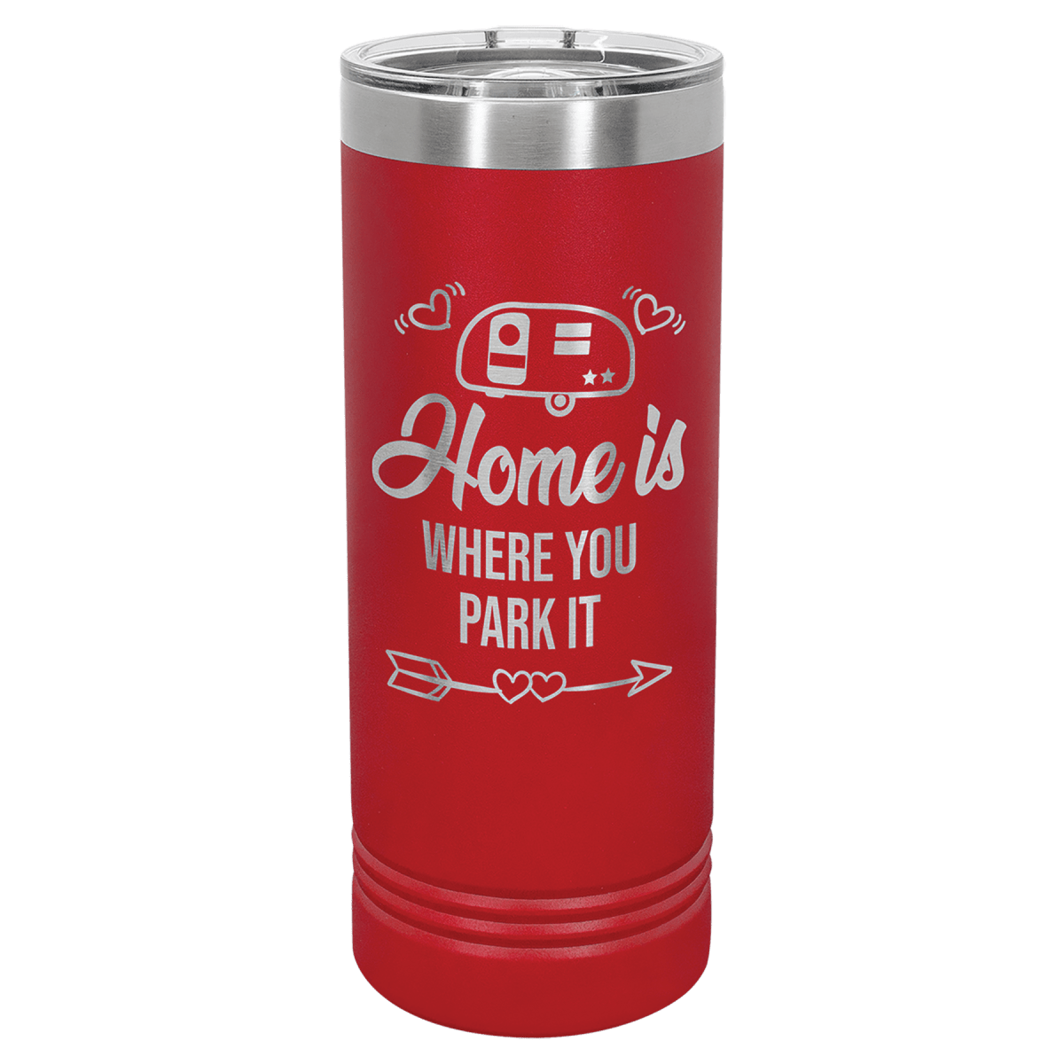 Personalized Custom Engraved 22 oz. Powder - Coated Skinny Tumblers - Print Pony™