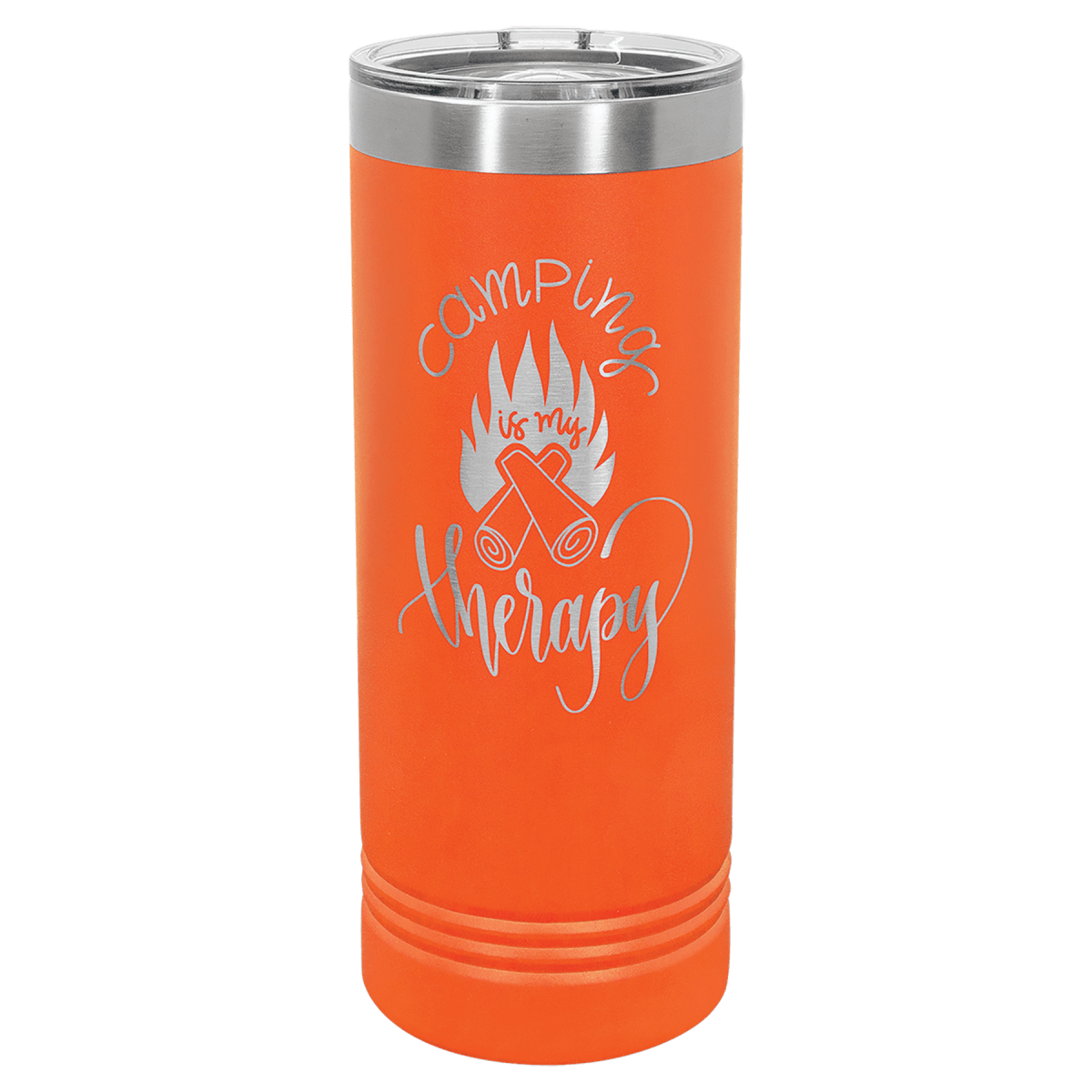 Personalized Custom Engraved 22 oz. Powder - Coated Skinny Tumblers - Print Pony™