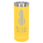 Personalized Custom Engraved 22 oz. Powder - Coated Skinny Tumblers - Print Pony™
