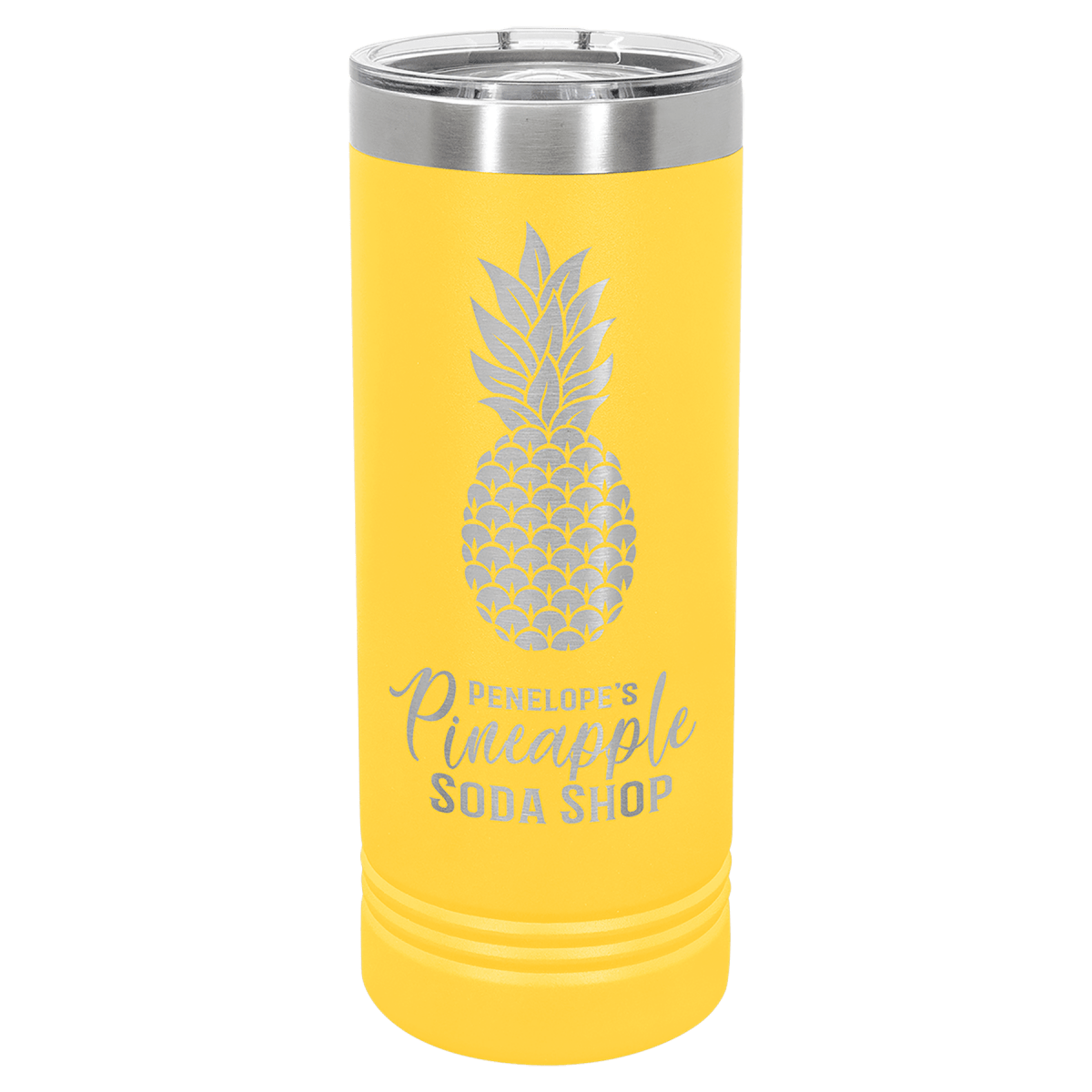 Personalized Custom Engraved 22 oz. Powder - Coated Skinny Tumblers - Print Pony™