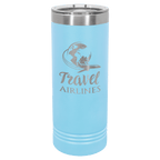 Personalized Custom Engraved 22 oz. Powder - Coated Skinny Tumblers - Print Pony™