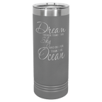 Personalized Custom Engraved 22 oz. Powder - Coated Skinny Tumblers - Print Pony™