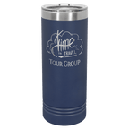 Personalized Custom Engraved 22 oz. Powder - Coated Skinny Tumblers - Print Pony™