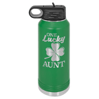 Personalized Custom Engraved Powder Coated Water Bottles 32 oz. - Print Pony™