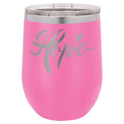 Personalized Custom Laser Engraved 12 oz. Wine Tumblers - Print Pony™