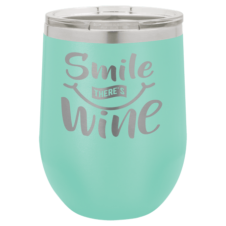 Personalized Custom Laser Engraved 12 oz. Wine Tumblers - Print Pony™