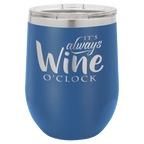 Personalized Custom Laser Engraved 12 oz. Wine Tumblers - Print Pony™