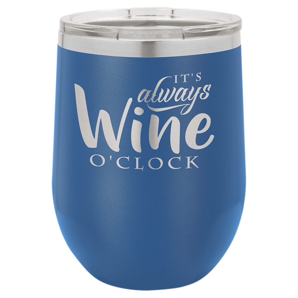 Personalized Custom Laser Engraved 12 oz. Wine Tumblers - Print Pony™