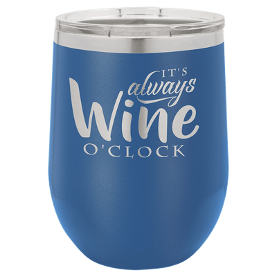 Personalized Custom Laser Engraved 12 oz. Wine Tumblers - Print Pony™