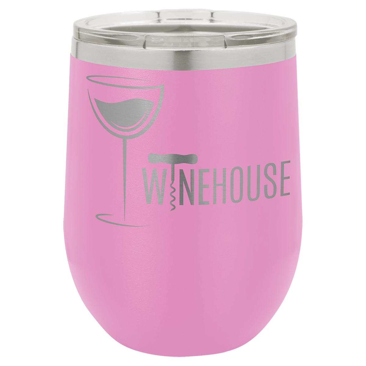 Personalized Custom Laser Engraved 12 oz. Wine Tumblers - Print Pony™