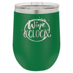 Personalized Custom Laser Engraved 12 oz. Wine Tumblers - Print Pony™