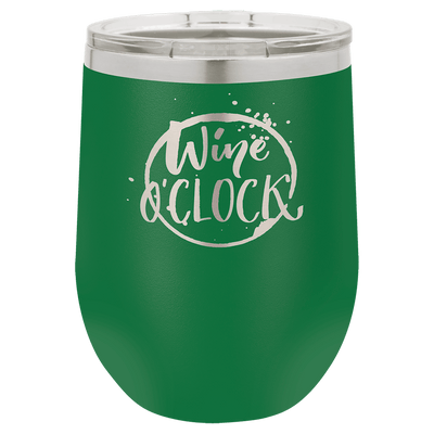 Personalized Custom Laser Engraved 12 oz. Wine Tumblers - Print Pony™