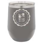 Personalized Custom Laser Engraved 12 oz. Wine Tumblers - Print Pony™