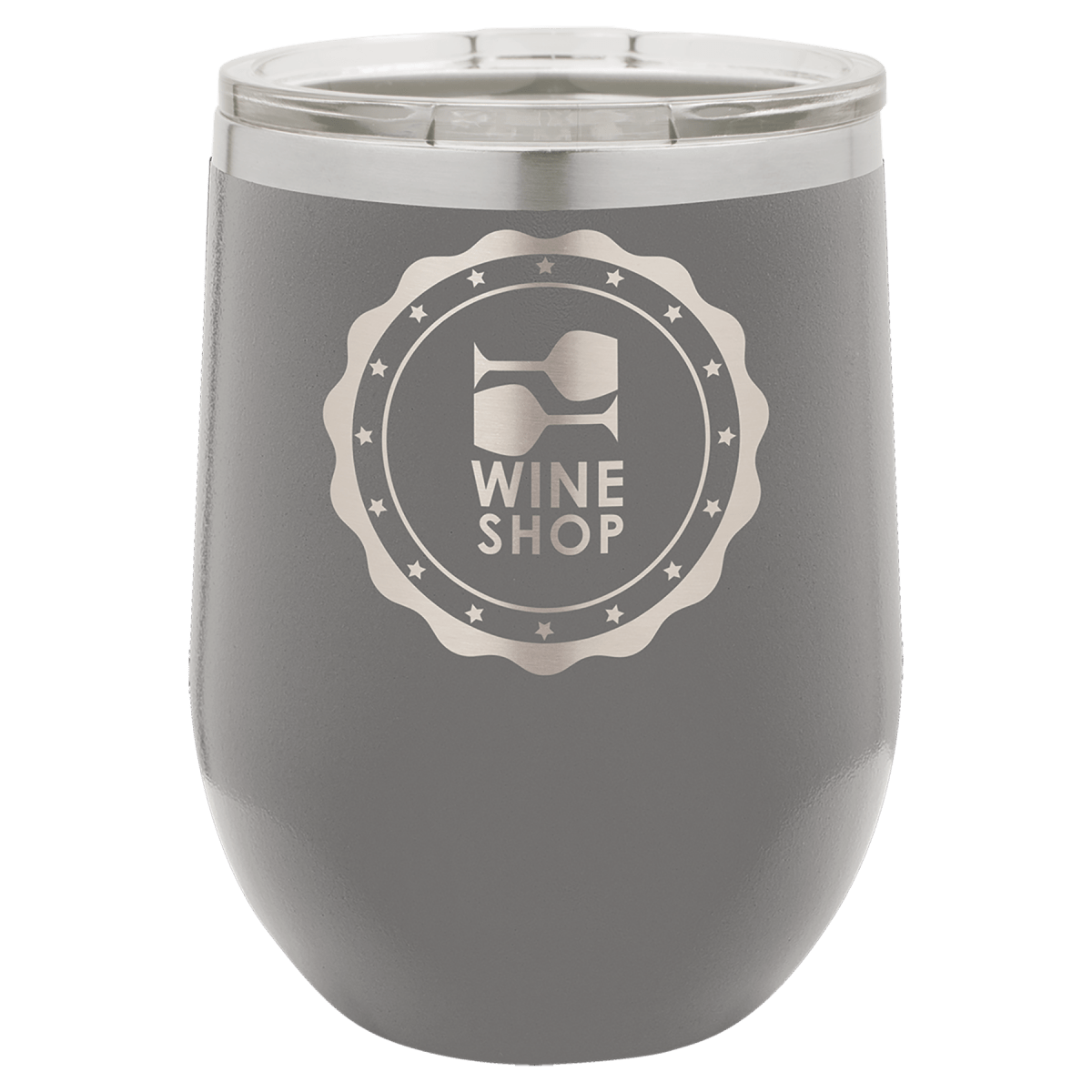 Personalized Custom Laser Engraved 12 oz. Wine Tumblers - Print Pony™