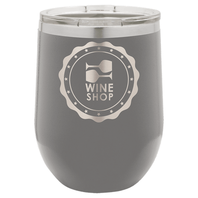 Personalized Custom Laser Engraved 12 oz. Wine Tumblers - Print Pony™