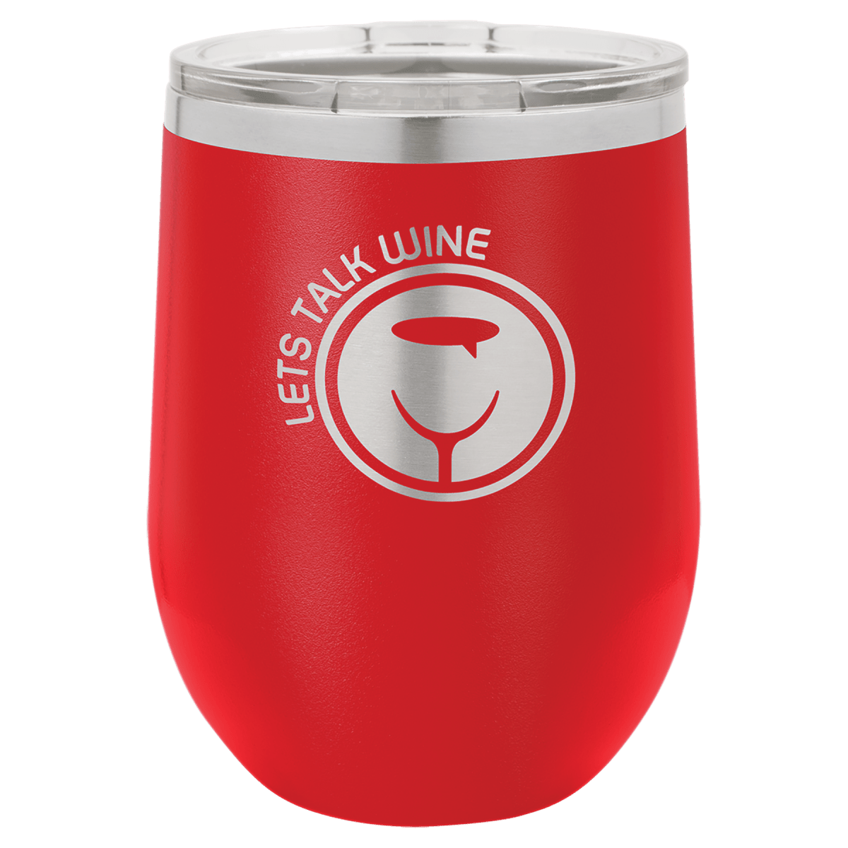 Personalized Custom Laser Engraved 12 oz. Wine Tumblers - Print Pony™