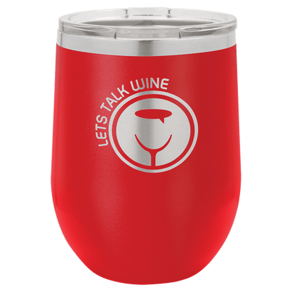 Personalized Custom Laser Engraved 12 oz. Wine Tumblers - Print Pony™