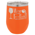Personalized Custom Laser Engraved 12 oz. Wine Tumblers - Print Pony™