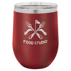 Personalized Custom Laser Engraved 12 oz. Wine Tumblers - Print Pony™