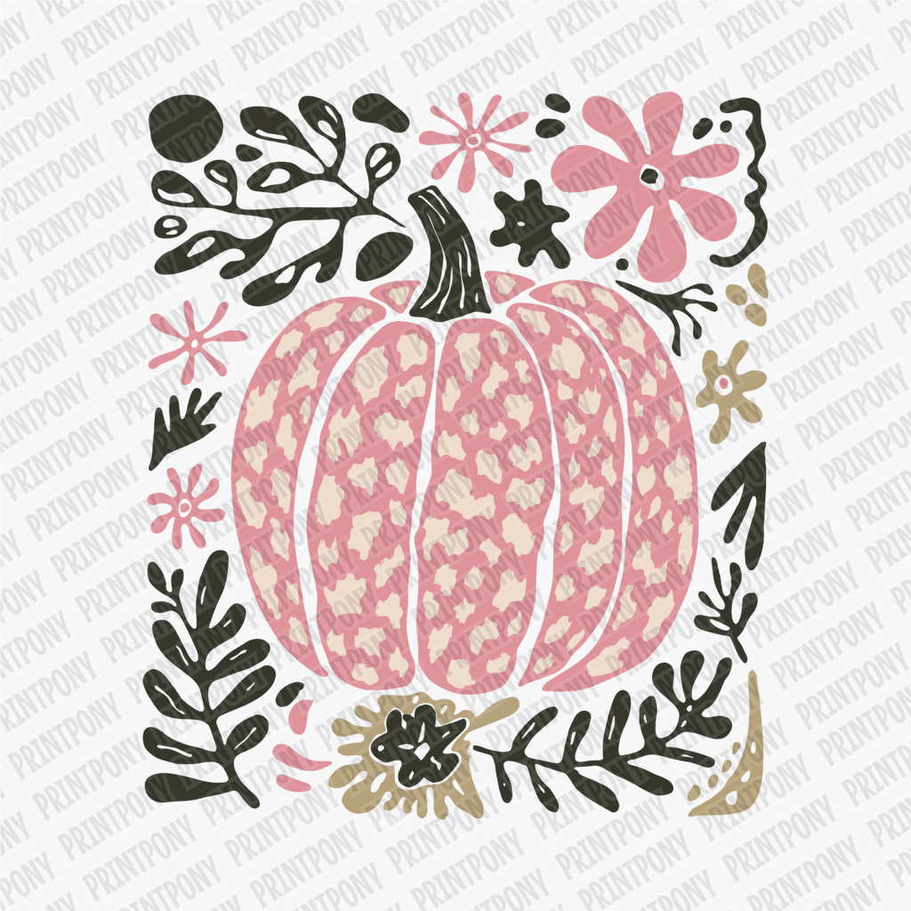 Pink Coquette Pumpkin DTF Transfer - PrintPony™