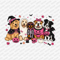 Pink Halloween Doggies - DTF Transfer