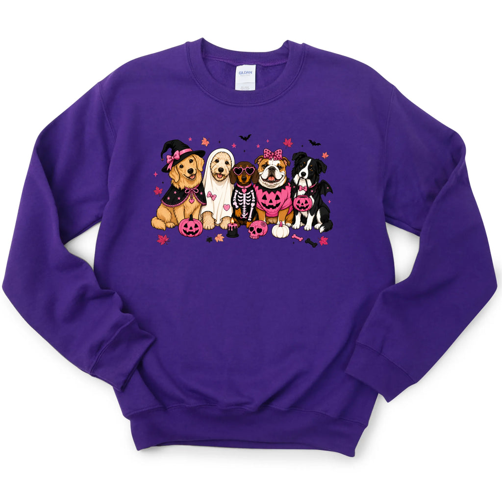Pink Halloween Doggies - DTF Transfer