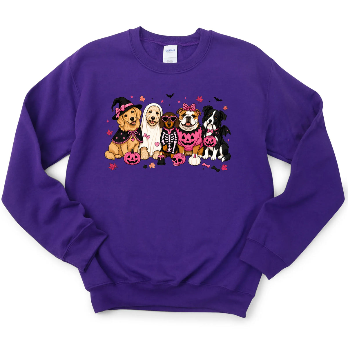 Pink Halloween Doggies - DTF Transfer
