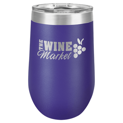 Polar Camel 16 oz. Custom Laser Engraved Wine Tumblers - Print Pony™