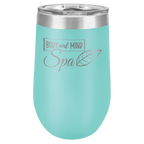 Polar Camel 16 oz. Custom Laser Engraved Wine Tumblers - Print Pony™