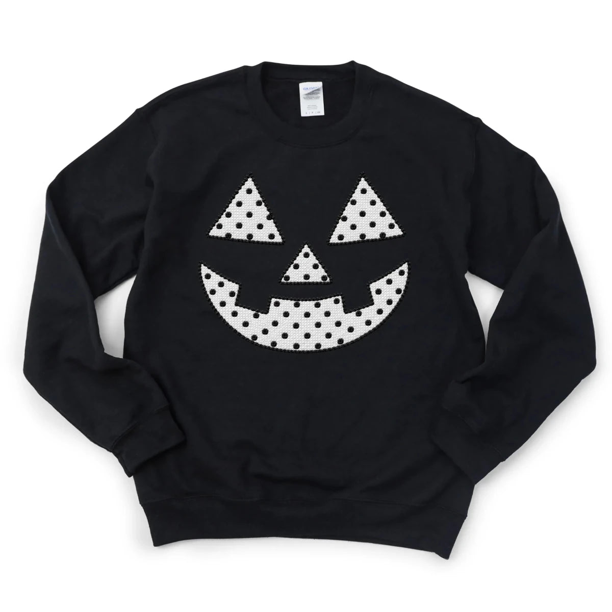Polka dotted Pumpkin Face - DTF Transfer - PrintPony