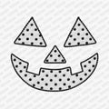 Polka dotted Pumpkin Face - DTF Transfer - PrintPony