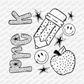 Pre - K Dotted DTF transfer - PrintPony