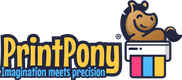 image is of the PrintPony logo