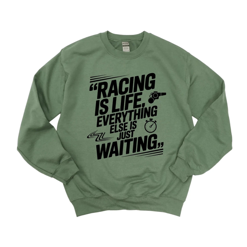 Racing Is Life, Everything Else Is Just Waiting DTF Transfer - PrintPony