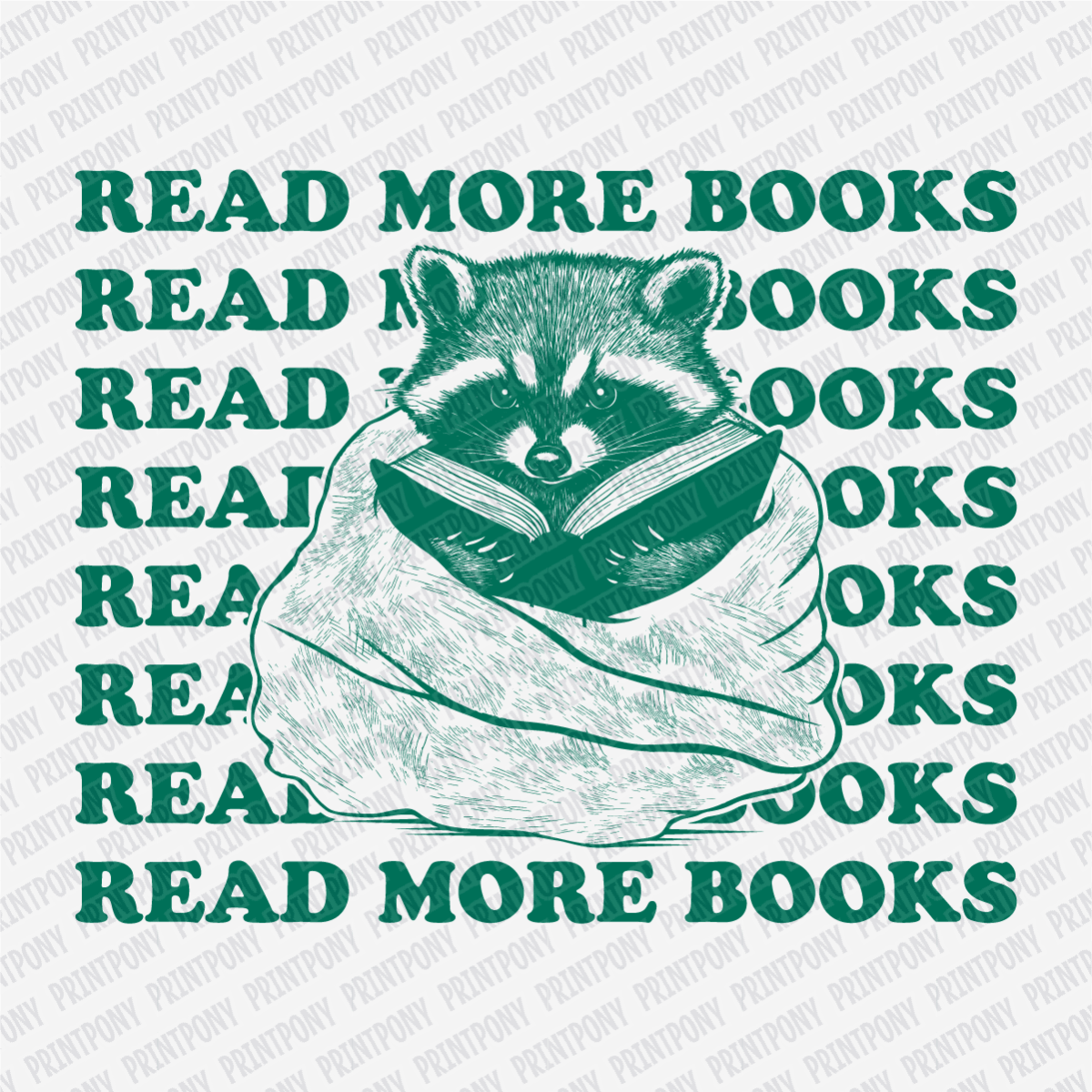 Read More Books - DTF Transfer - PrintPony®
