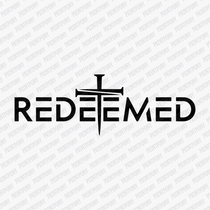 Redeemed DTF Transfer - PrintPony®