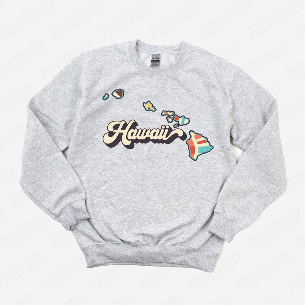 Retro Hawaii State DTF Transfer - Ready to Press - PrintPony