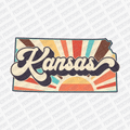 Retro Kansas State DTF Transfer - Ready to Press - PrintPony