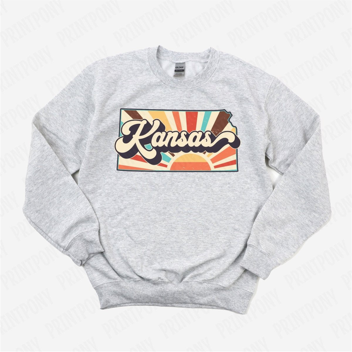 Retro Kansas State DTF Transfer - Ready to Press - PrintPony