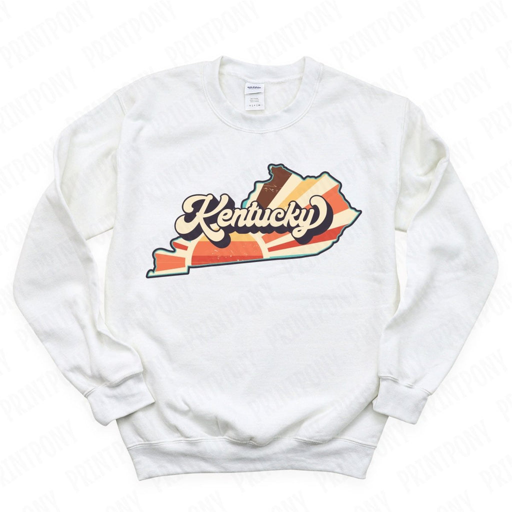 Retro Kentucky State DTF Transfer - Ready to Press - PrintPony