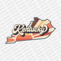 Retro Kentucky State DTF Transfer - Ready to Press - PrintPony